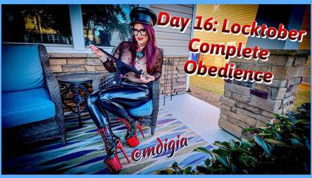 LOCKTOBER DAY 16: COMPLETE OBEDIENCE