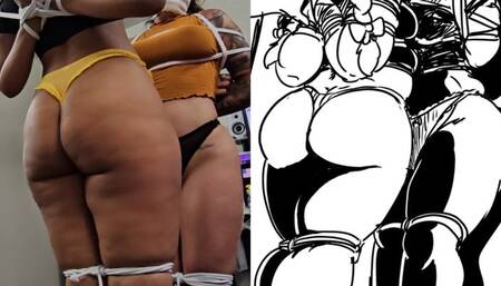 Calisas Bondage Diaries: Asiana and Calisa Pantyhood Gagged