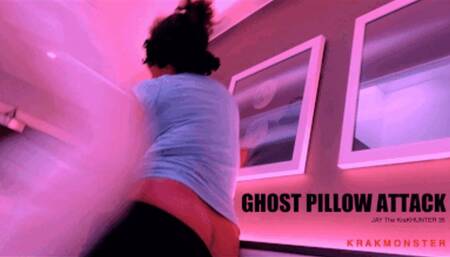 DANI UK TIED IN HOTEL TRILOGY EPISODE 3 : SPOOKY GHOST PILLOW ATTACK while blindfolded + BUTT CRACK & CROTCH EXPOSED as PANTS FALL DOWN JAY THE KRAKHUNTER 35 : 1024p HD wmv