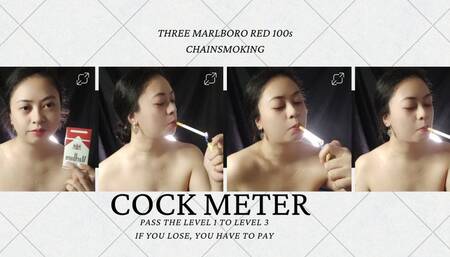 Cockmeter (THREE MARLBORO RED 100S WITH SOUNDS)