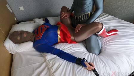 205 Go Pro Bonus Nora Fox Supergirl suck and fucked nylon tan encasement
