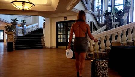 Sexy Mini Dress Resort Full Body Posing