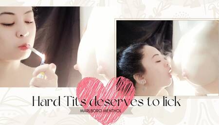 Hard Tits deserves to lick (Marlboro Menthol with Sound)