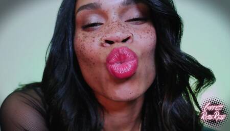 Fuck Her, I Love Rosie- Ebony Femdom Goddess Rosie Reed Seduces You With Shiny Pink Lips With Homewrecking Wife Humiliation CEI- standard definition