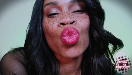 Fuck Her, I Love Rosie- Ebony Femdom Goddess Rosie Reed Seduces You With Shiny Pink Lips With Homewrecking Wife Humiliation CEI- 1080p HD