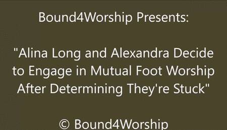 Alina and Alexandra Pass Time Sucking Toes – SD