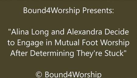 Alina and Alexandra Pass Time Sucking Toes – HD