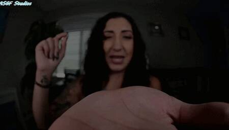 Sexy Latina can't believe you did this to yourself! "Sure thing, sure thing"- MP4