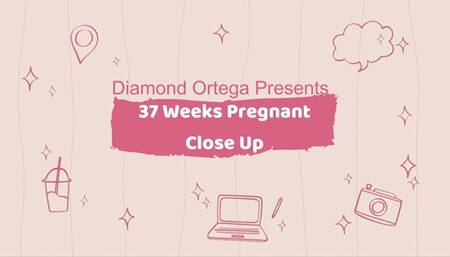 37 Weeks Pregnant Close Up