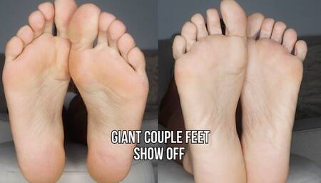 Giant couple feet show-off - Lalo Cortez and Vanessa (custom clip)