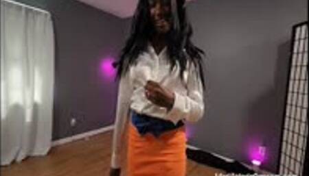 Miss Victoria Ransom in a Private Show POV Strip Tease! Stripping - Stripper - Booty Shaking Black Girl - WMV Version