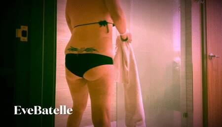 Curvy Goddess Steamy Bikini Shower