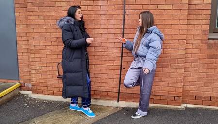 2104 Ebs and Mollie in SMOKEBREAK in Vans