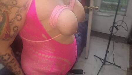 Anal Hook Tied Up Titties and Ass Being Slapped