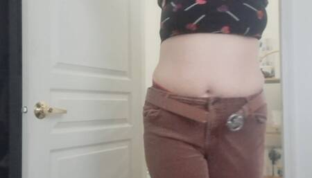 All Fitting Into Smaller Clothes Again Peeing B4 LEAVING