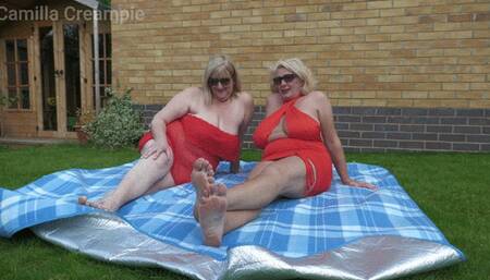 MFF The Creampies and Catherine Can in the Garden