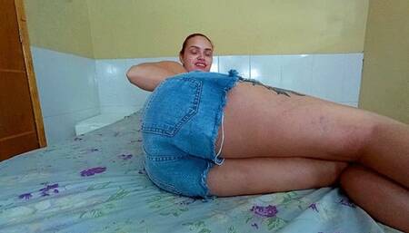 POV Farting sexy in jeans, part 2, by Manuela Albertine, (cam by Satina) FULL HD