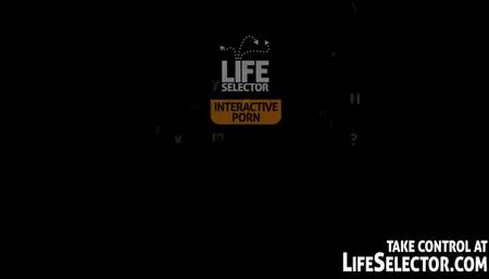 Point of view dirt with bewitching Jessica Night and Kitana Lure from Life Selector