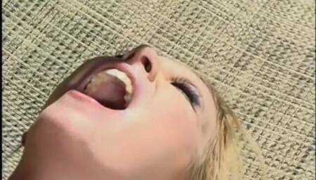 Hot Threesome with Anal Action Takes Place by the Pool