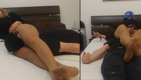 6) 1 minute choking scissor challenge - POV2