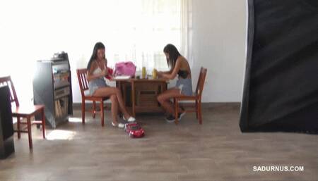 Olga vs toy car! wmv