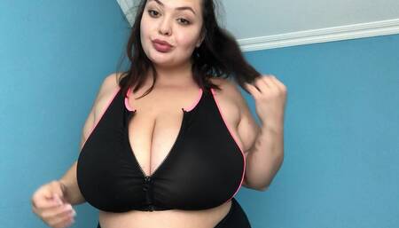 Mia Big Tits Exercise Video