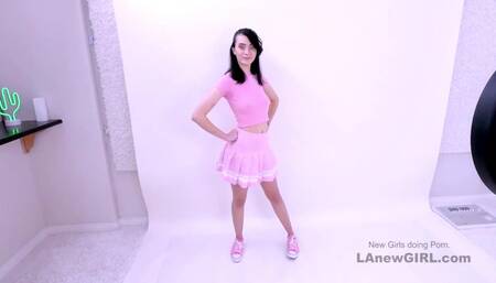 Girl uses teen look to make big cock cum