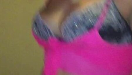 Sexy ass big tits in pig tails gagging on a dick