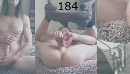 Heteroflexible K solo V184: thin slim fit muscular vascular hung older mid-day masturbation