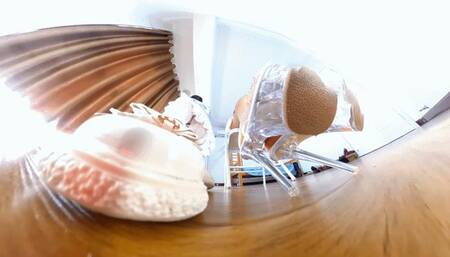 LALA lesbian couple humiliates dwarf 360VR