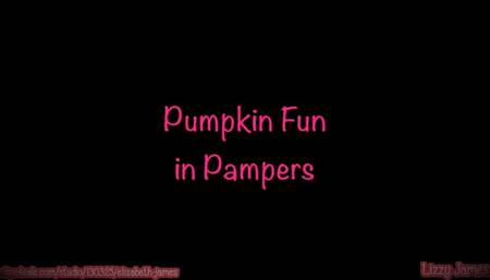 Pumpkin Fun in Pampers