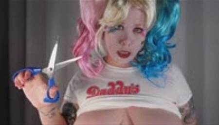 Harley Quinn cuts your Manhood off! WMV 720
