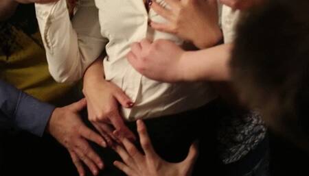 Nude Maria in lustful hands