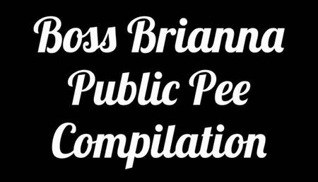 Brianna Public Pee Compilation!!