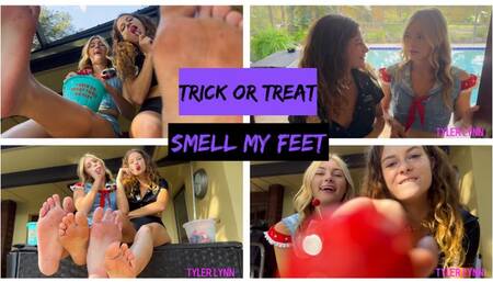 Tyler Lynn & Nathalia: Trick OR Treat, Smell my Feet 4k