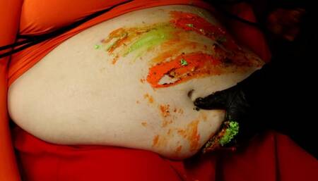 Velma gets bound and fed by the Slashers