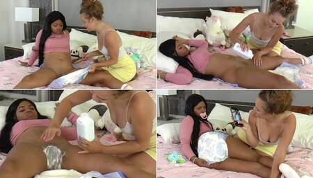 Riley Humiliated and Age Regressed - The Diapering - WMV