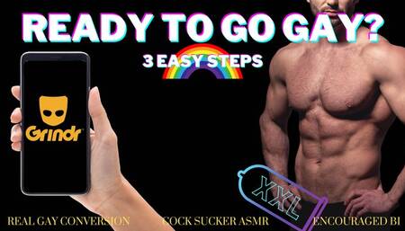 Real Gay Conversion - Easy 3 Step Guide from Countess Wednesday to Becoming a Real Cock Sucker Using Grindr - Gay Encouragement, Bi Encouragement, Cock Sucking ASMR Audio Only 720p