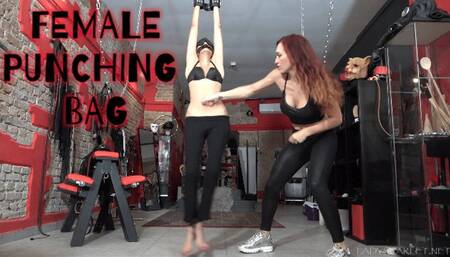 LADY SCARLET - FEMALE PUNCHING BAG mobile