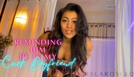 Reminding Him He is my Cuck Boyfriend 480p mp4
