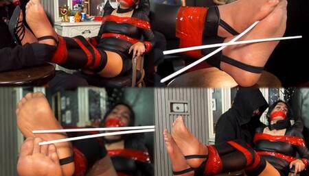 Helpless Devil girl at mercy of Mad Clown! - MOV