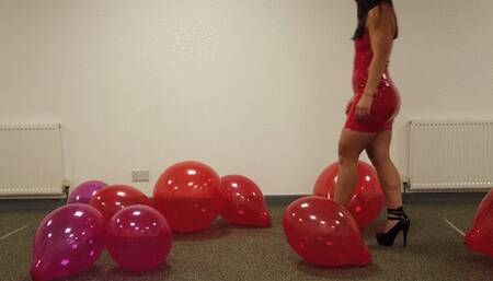 Halloween: Latex & Red Balloons