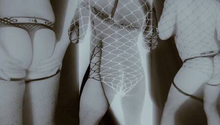 Crossdressing Fem MindFuck B&W