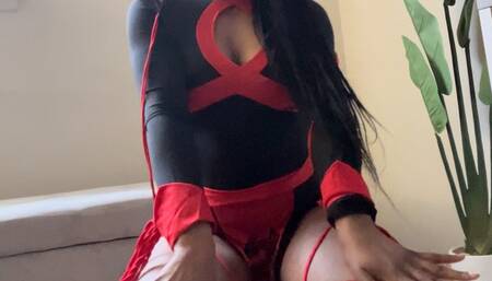 Bad ninja shaking ass