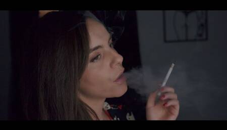 Smoking in Halloween Pajama Shirt V2