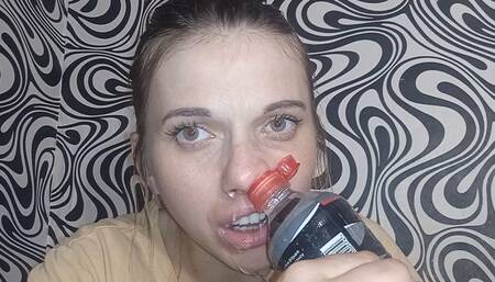 Nasal cleaning for white snot