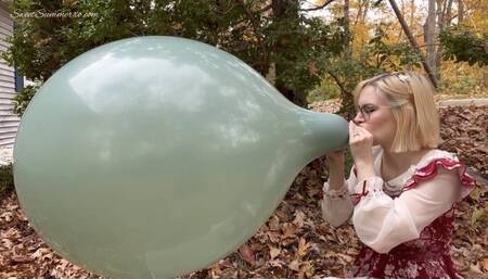 Blow to Pop outside with a 24’’ Tuftex in color Willow