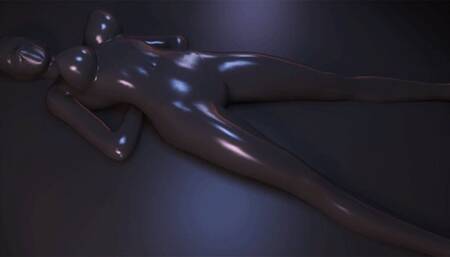 Leather Suit Lady Dildo Sex