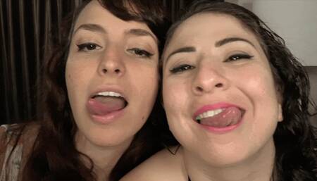 Tongue Fetish Fun With Gia Love & Karly Salinas (HD 1080p MP4)