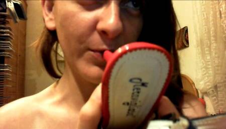 Nice dildo for big pussy and dirty Italian feet 1080HD